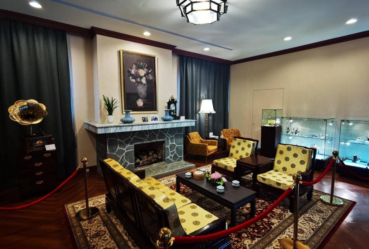 臺北 圆山大饭店酒店 外观 照片 The living room of the villa