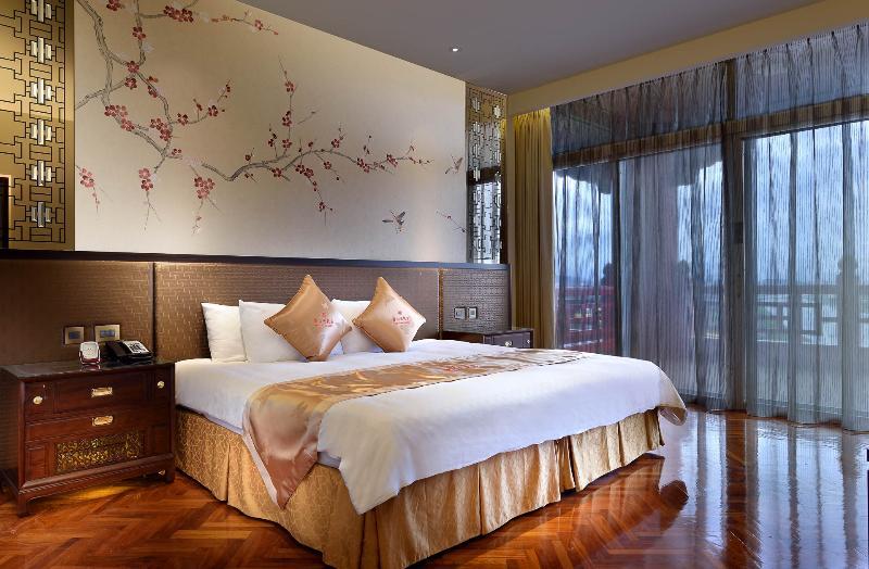 臺北 圆山大饭店酒店 外观 照片 A bedroom at the hotel